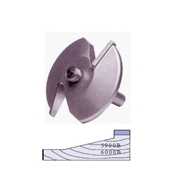 5900B 2-Wing Large Raised Panel Router Bit 3-1/4" D, Straight